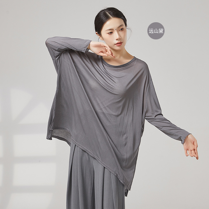 Wilderness Wind バットシャツ ダンストップ ダンスウェア 練習着 新しいスタイル 日常練習着|undefined