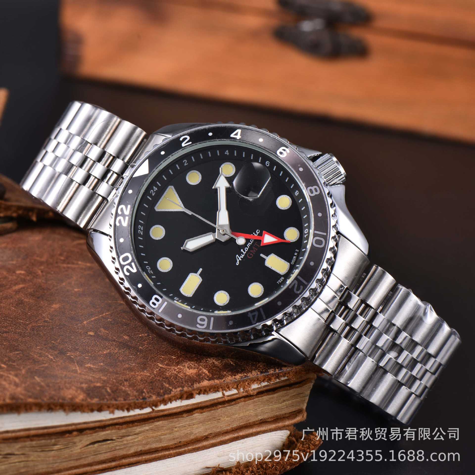 Foreign Trade Cross-Border Supply and Delivery of Men's Fake Four-Pin Fashionable Fully Automatic Steel Belt Mechanical Precision Brand Men's Watches
