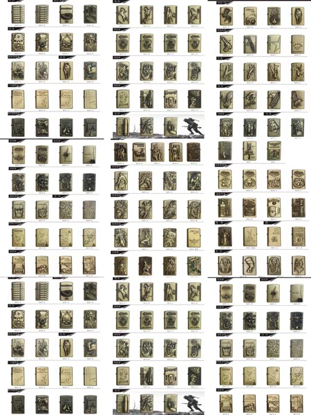 Metal kerosene windproof lighter bronze vintage embossed kerosene lighter manufacturers wholesale creative lighter