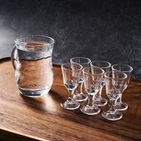 Оптовый винный горшок Maotai белый бокал костюм бытовой стеклянный диспенсер для вина цветная коробка костюм с печатным логотипом