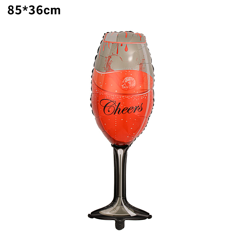 Halloween noche fiesta fantasma forma globo diseño Globo de aluminio de Halloween nuevo gran dibujos animados en forma de calabaza