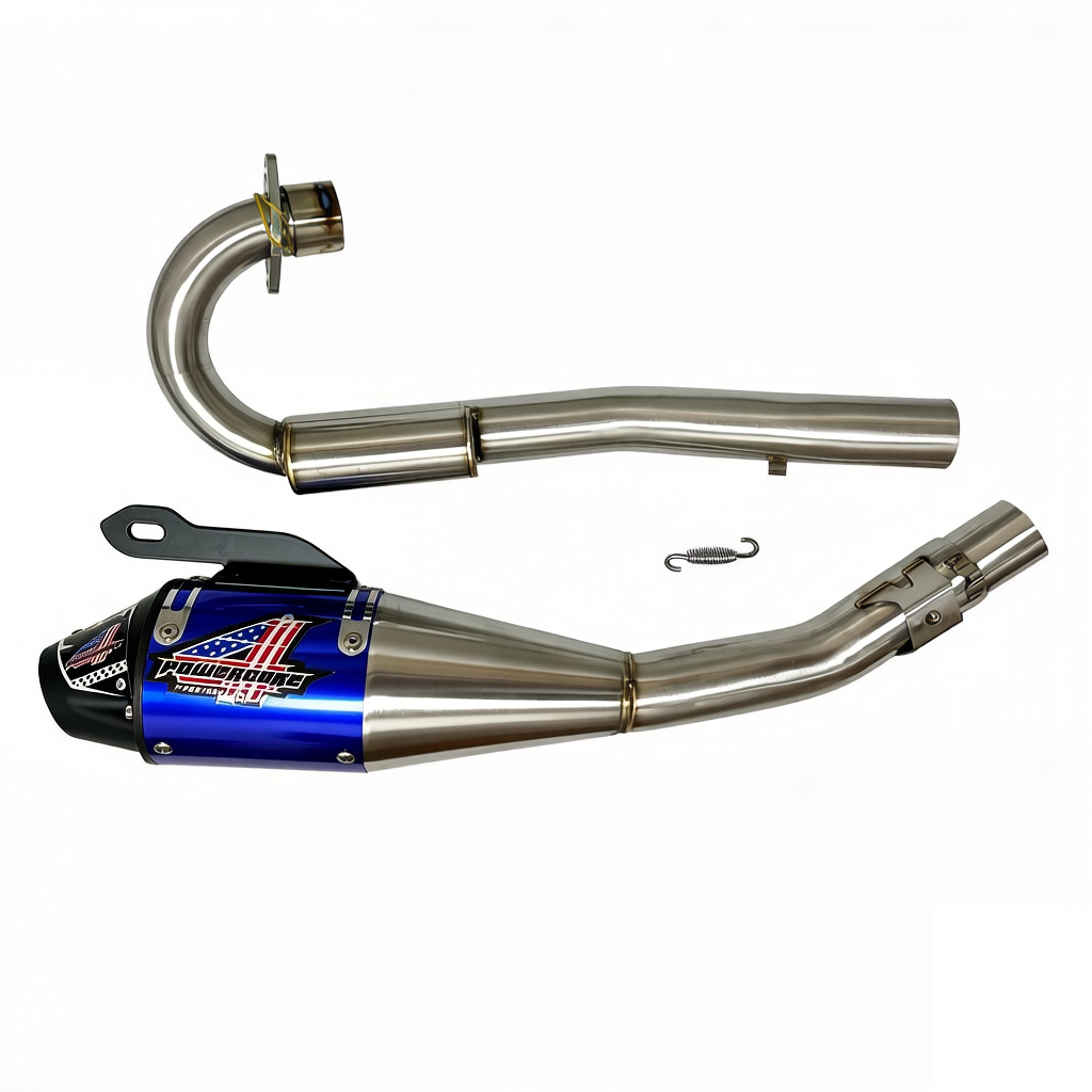 Suitable for Honda CRF230F CRF150F motorcycle exhaust system, full stainless steel