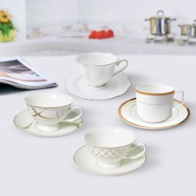 ins简约北欧风咖啡杯碟套装骨瓷杯子可定陶瓷杯欧式礼品杯子 批发