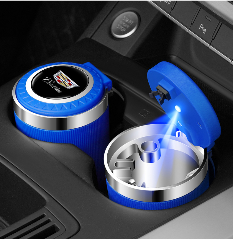 Car ashtray creative multi-functional automatic men's car artifact with lid personalized car interior supplies