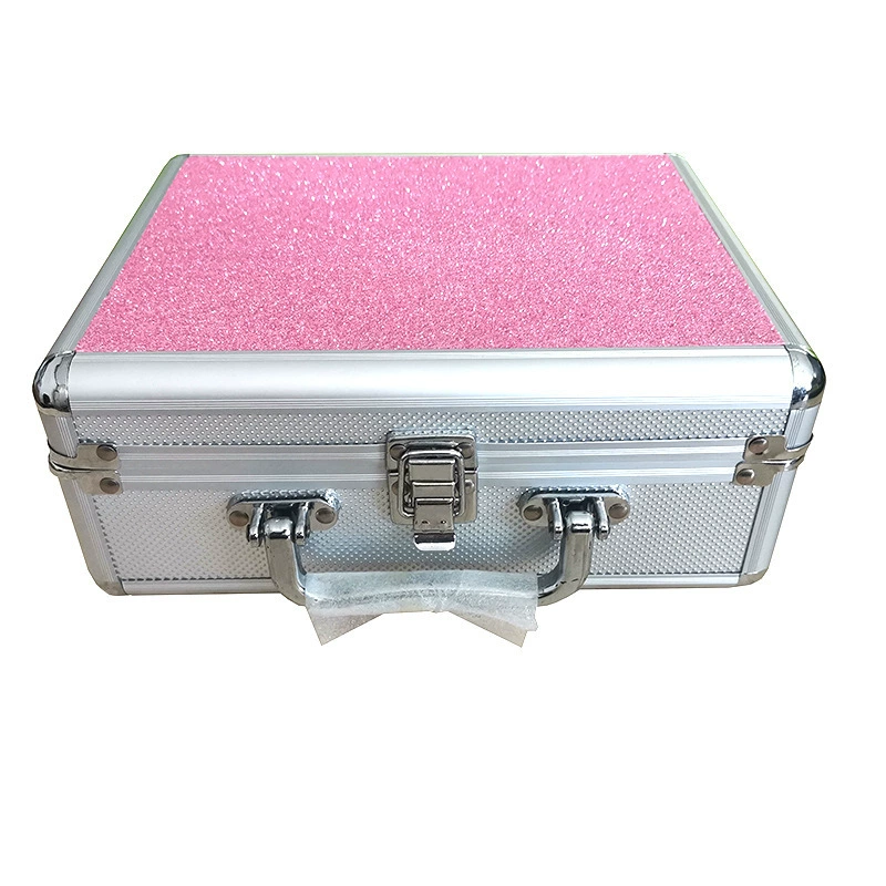 Производство портативного алюминиевого сплава инструмент для хранения Настольный ювелирный ящик для хранения алюминиевого сплава