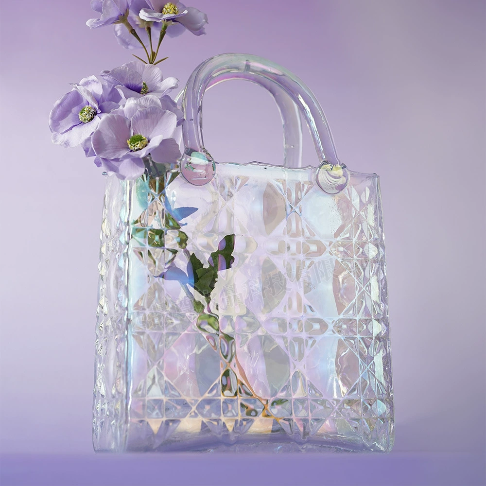 Декоративная ваза для цветов в стиле INS, стеклянная, высококачественная, модная, для цветочных композиций и гидропоники.