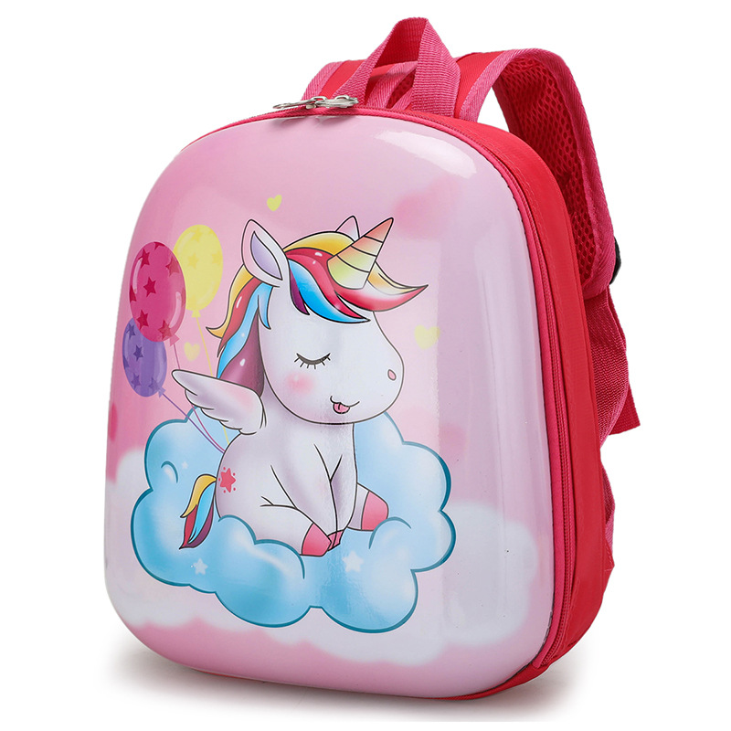 Bolsa de escuela preescolar mochila de jardín de infantes de comercio exterior 2-6 años de edad de clase media y pequeña princesa de dibujos animados Ultraman mochila de cáscara de huevo