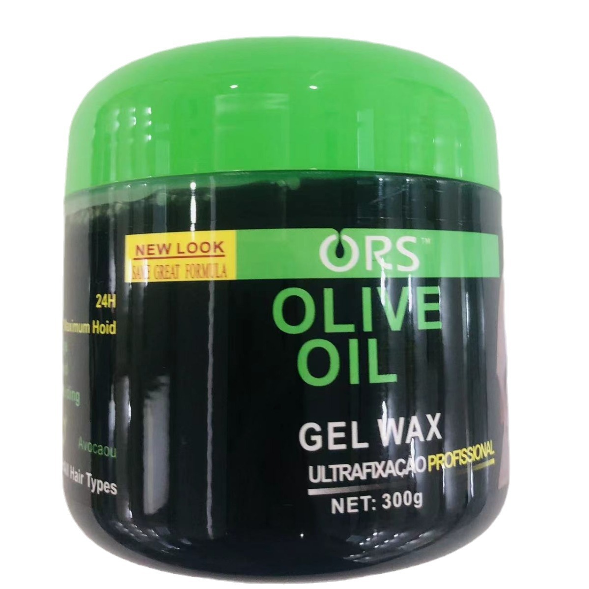 Aceite de oliva transfronterizo cera de gel para el cabello para el cabello para el cabello, sin caspa blanca, suave, humectante, crema de acabado de cornisa anti-pillo