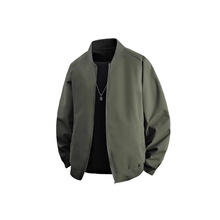 男士2025新款棒球领外套春秋季潮流休闲百搭宽松工装夹克衫上衣服