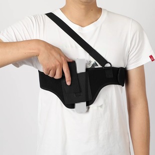Outdoor Tactical Gun Holster, Diving Material, Cs Field Chest Gun Holster, Universal Invisible Breathable Gun Holster for Men and Women, Left and Right