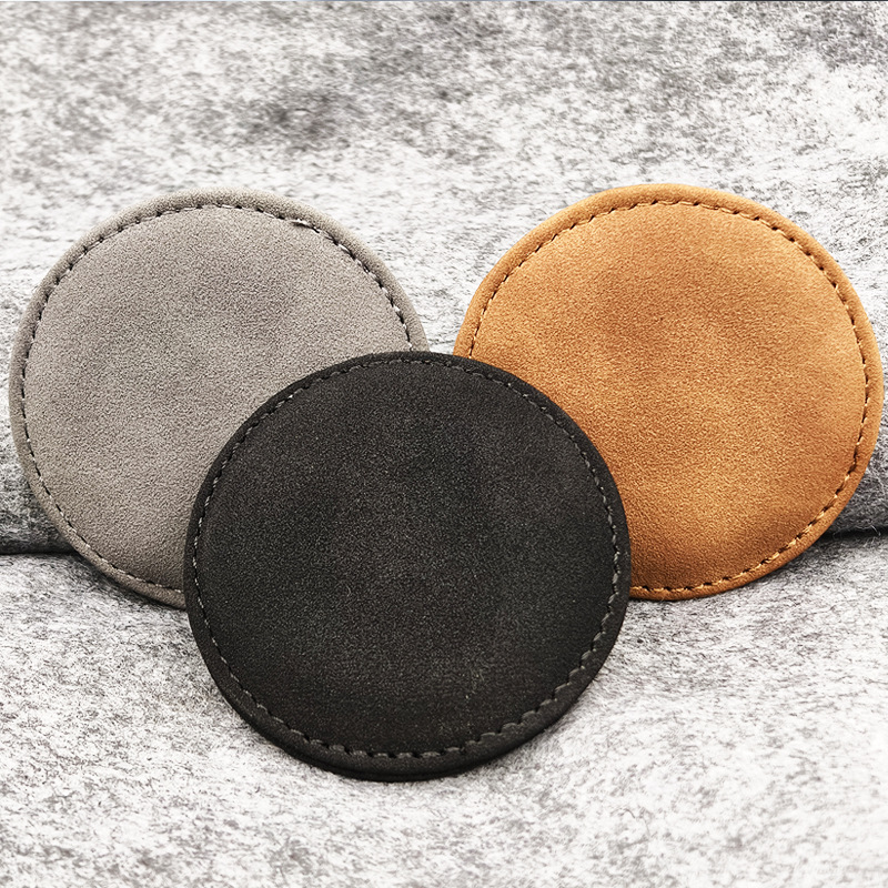 汽车用水杯垫翻毛皮车载水杯座防滑垫置物槽垫子车内装饰创意改装