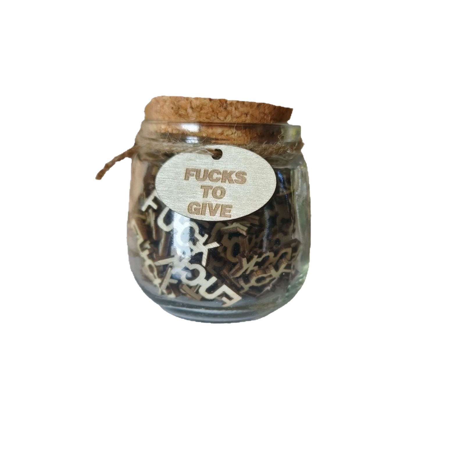 JarofFucksHugstoGive - Piezas de Madera con Forma de Letras para Desahogarse, Bromas de Cumpleaños, Alivio del Estrés de Fábrica, Disponibles en Existencias image 7