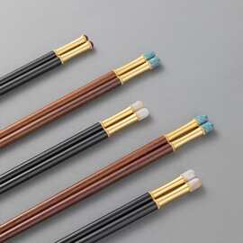 乌木酸枝木筷子餐厅酒店饭店家用高档木筷子10双装木筷子厂家批发