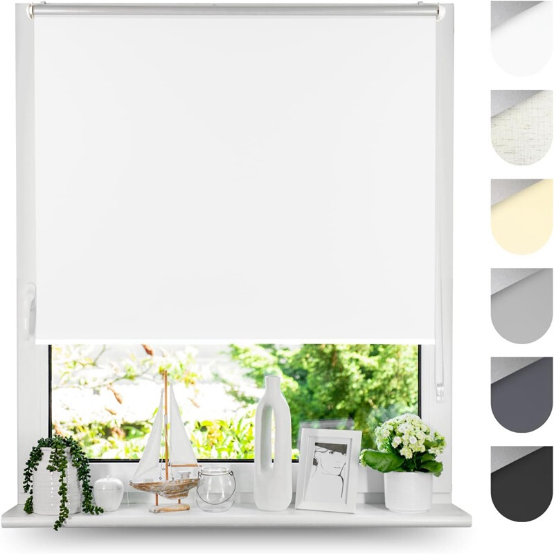 Waterproof Semi-Shade Roller Blinds Pvc Track 180cm Sunshade Curtain for Shops and Offices Waterproof Semi-Shade Roller Blinds Pvc Track 180cm Sunshade Curtain for Shops and Offices