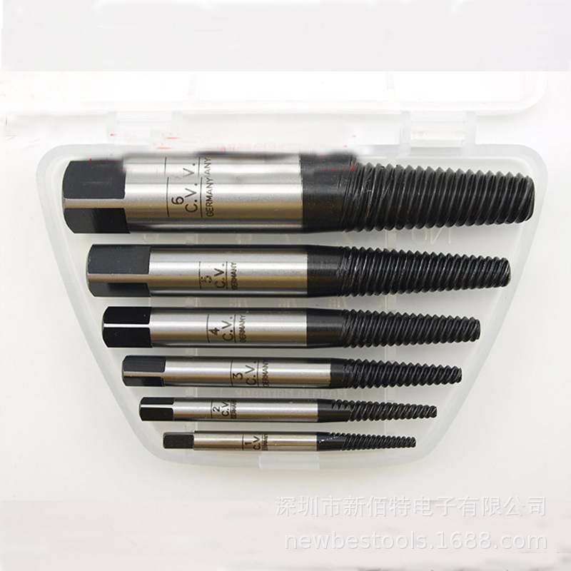 断丝取出器水龙头三角阀丝锥反牙反丝水管断管断头螺丝取丝器