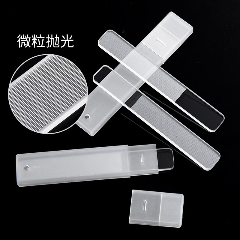 Nail file nano crystal glass nail file polishing nail sanding strip artifact baby manicure tool