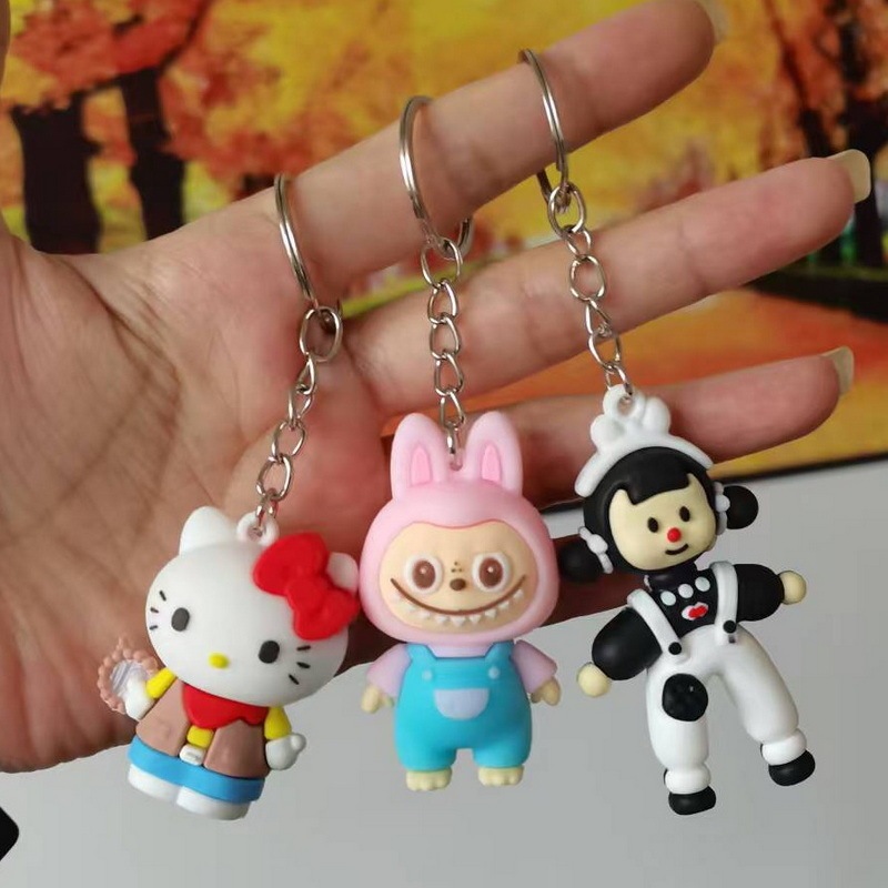 漫画ソフトプラスチック人形キーホルダーアクセサリーラブ布人形 DIY クリーム接着剤装飾クロスボーダーホットセール 2025|undefined