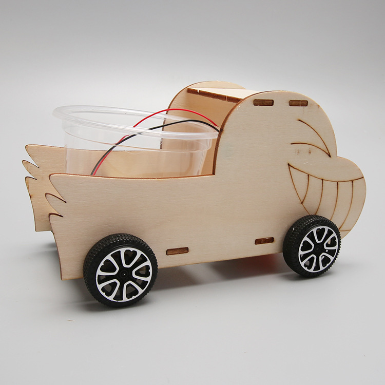 Bricolaje salmuera generación de energía tecnología de ensamblaje de automóviles pequeña producción juguetes para niños ciencia creativa y educación modelo experimento científico