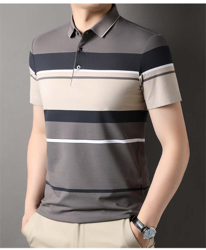 2023 Striped Short-Sleeve T-Shirt 14