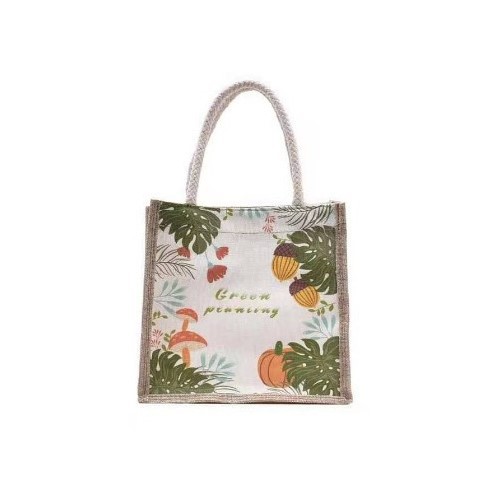 Bolsa de lino para mujeres 2024 nueva bolsa de lona de algodón coreano simple bolsa de moda casual bolsa de mano de estudiantes universitarios