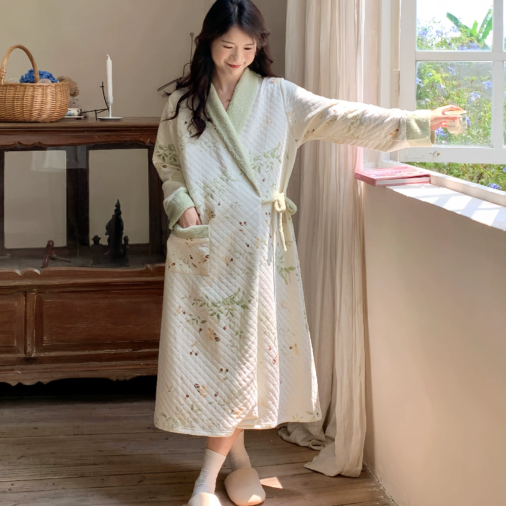 [Спот 88139] Ночевки напоник новый осенний и зимний воздушный хлопок сэндвич беременные женщины