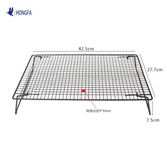 Baking tools food drying rack black foldable bread stand square chiffon cake cooling rack storage heat dissipation rack