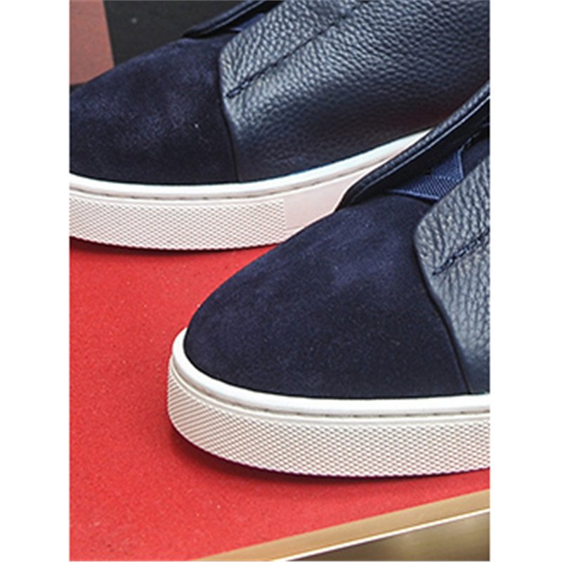 Men's Suede Leather Oxford Slip-on Loafers Casual Shoes_voghion.com