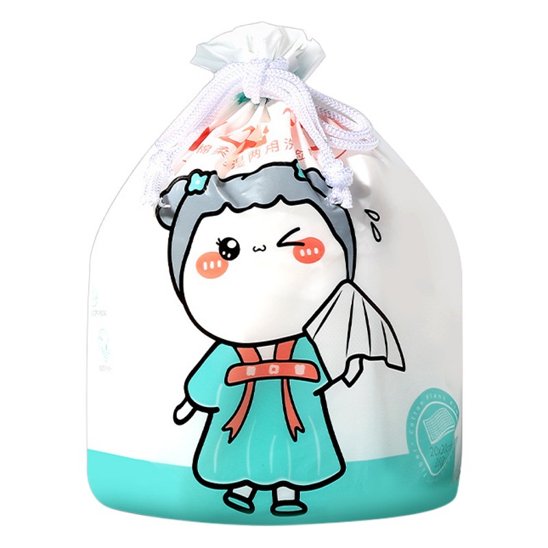 Ueno Ramila Perla patrón de limpieza toalla desechable toalla facial agradable para la piel rollo de bombeo de algodón suave colección de toallas de belleza