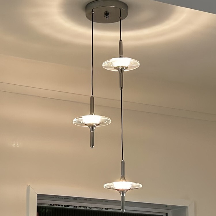 Star Series Light Luxury Crystal Porch Chandelier Bauhaus Creative Decorative Lamps Bedroom Bedside Small Pendant Lights