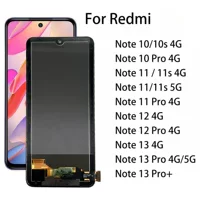 Подходит для Redmi Note 10s 11s 12 Pro 13 Pro — сборка ЖК-дисплея/модуля