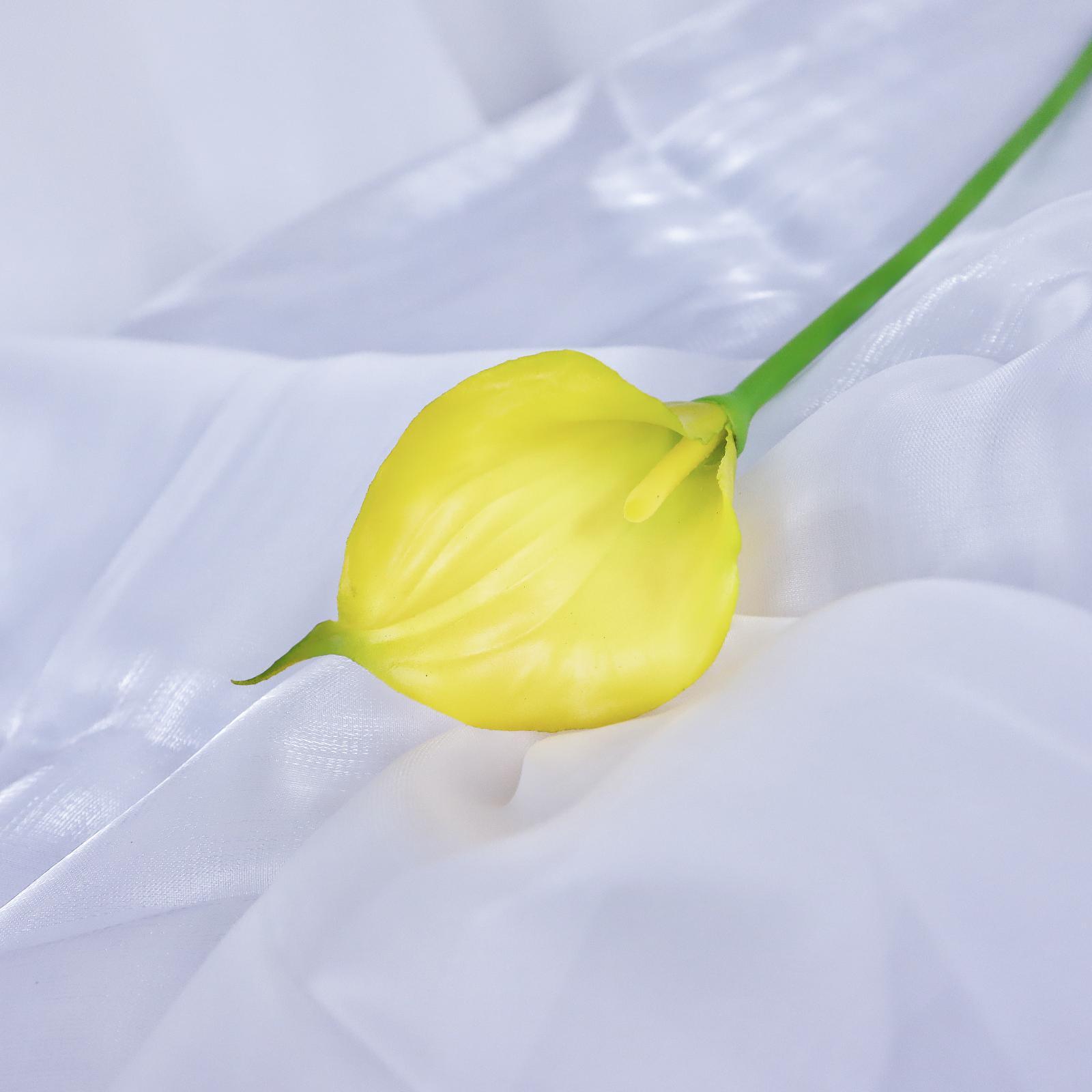 Mini mano-sensación Calla Lily falso ramo de flores artificiales transfronterizas Comercio exterior decoración del hogar Accesorios de fotografía fábrica al por mayor