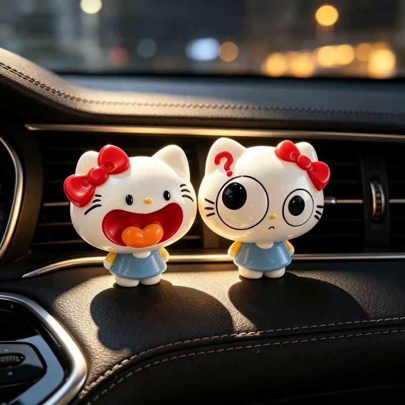 Cute Big Mouth Cat Car Ornament Creative Cartoon Car Dashboard Decoration Fun Car Accessory for Girls Cute Big Mouth Cat Car Ornament Creative Cartoon Car Dashboard Decoration Fun Car Accessory for Girls