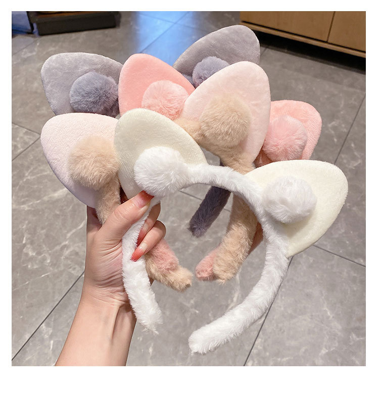 plush cat ears headband