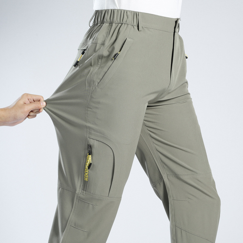 2026 Summer Thin Loose-Fitting Quick-Dry Sports Pants Outdoor Hiking Pants Stretchy Mountaineering Pants