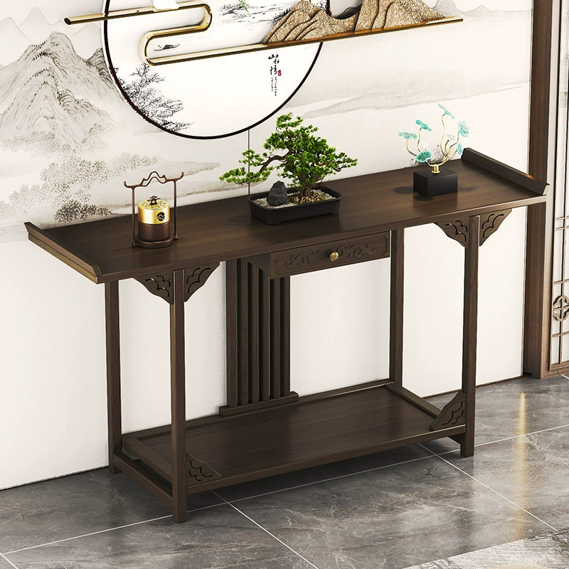 Новый китайский стол для подачи Современный простой стол с прихожей