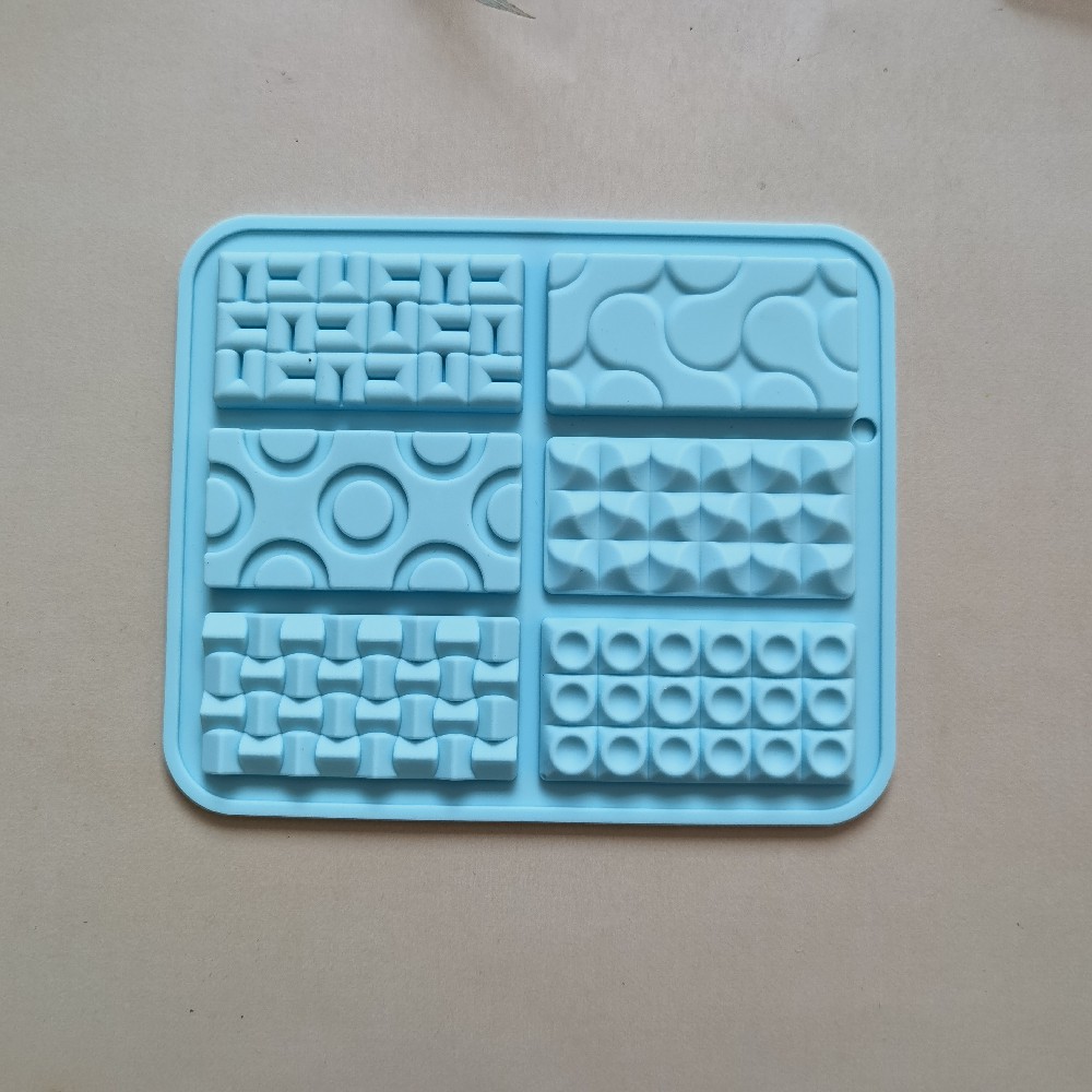 6 Euler círculo de chocolate pequeño 281 molde de silicona molde de postre pastel decoración utensilios de cocina para hornear