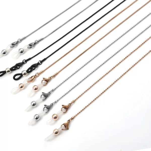 Glasses Chain Stainless Steel Vacuum Plating Long-lasting Color-retaining Mask Chain Light Luxury Glasses Accessories Chain