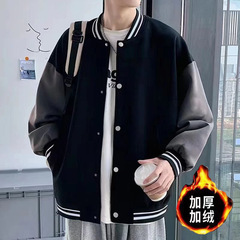 美式复古运动夹克外套男宽松休闲百搭棒球服港风潮流夹克外套男