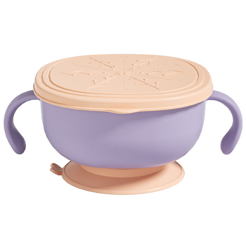 Bowl de arroz para bebés, Bowl de sopa para niños con paja, Bowl de bebés, Bowl especial para niños, Bowl de comida suplementaria, Bowl de ventosas, cubiertos de entrenamiento