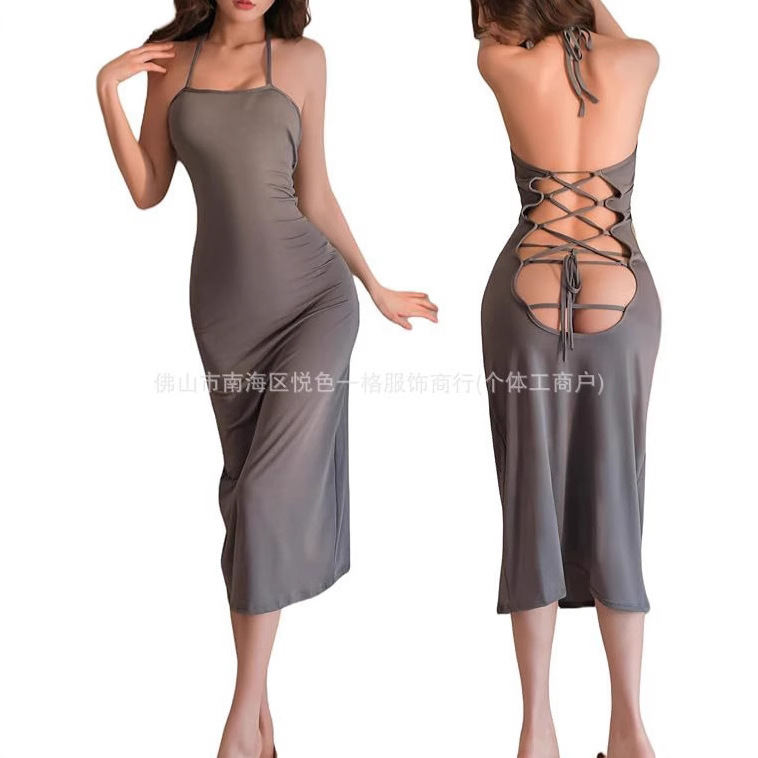2024 Amazon New Sexy Dating Backless Mini Party Night Sexy Club Tight dress