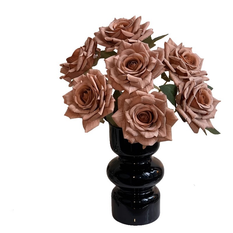 flores biónicas ramo de flores rosa flores simuladas decoración floral decoración floral