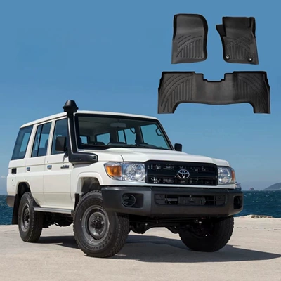 Mats Tpe Rubber Lx600/570 – Universal Foot Pad - lc76-right-hand-drive-five-seat-floor-mats-23-models-and-older-models-before-23-models-are-not-suitable-for-24-new-models-full-tpe-special-car-dedicated