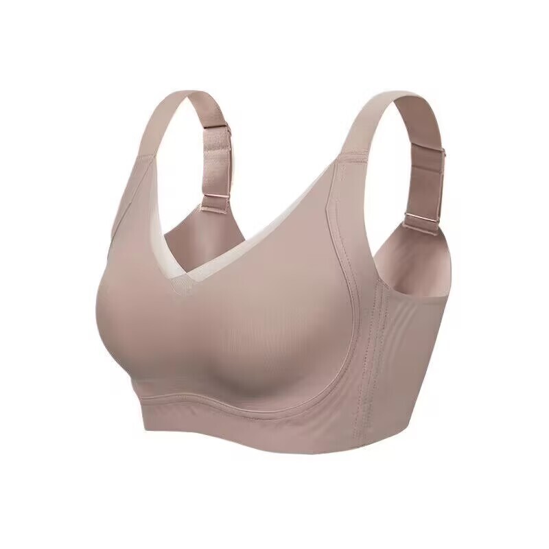 GRACEWELL/ティンメイ コントゥアリングカップ ラテックス 大きい胸 小さく見える シームレス 脂肪ロック シェイピング オルロ風 ブラジャー コットン|undefined