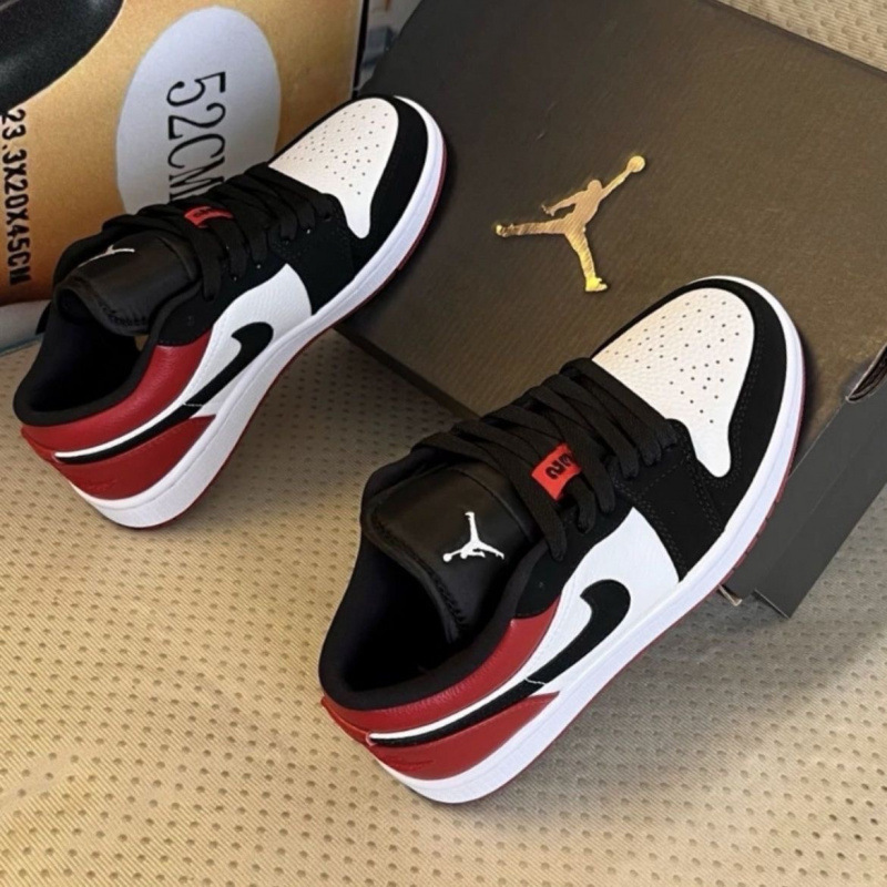 莆田 nk ロートップ aj1 男性と女性のスニーカー ins スポーツシューズバーブグレーと白の多用途カジュアルスポーツスニーカー布|undefined
