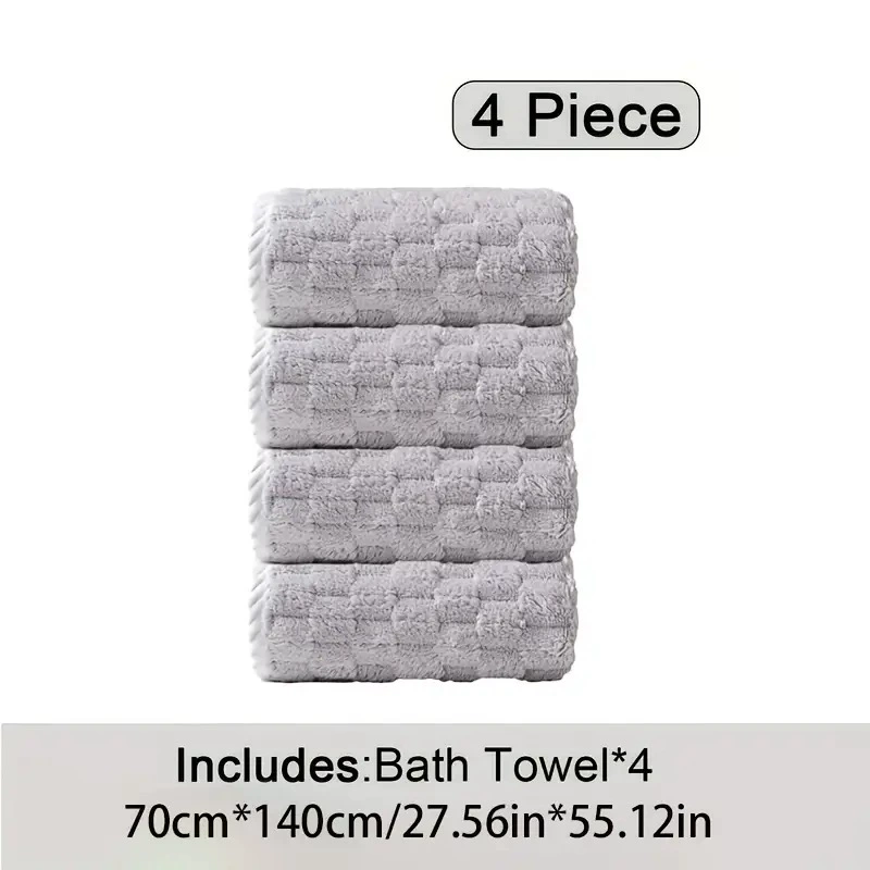 Пылезащитное халатик Coral fleece полотенце (пухлый) из 100% полиестра, размеры 35×75 и 70×140 см, варианты упаковки
