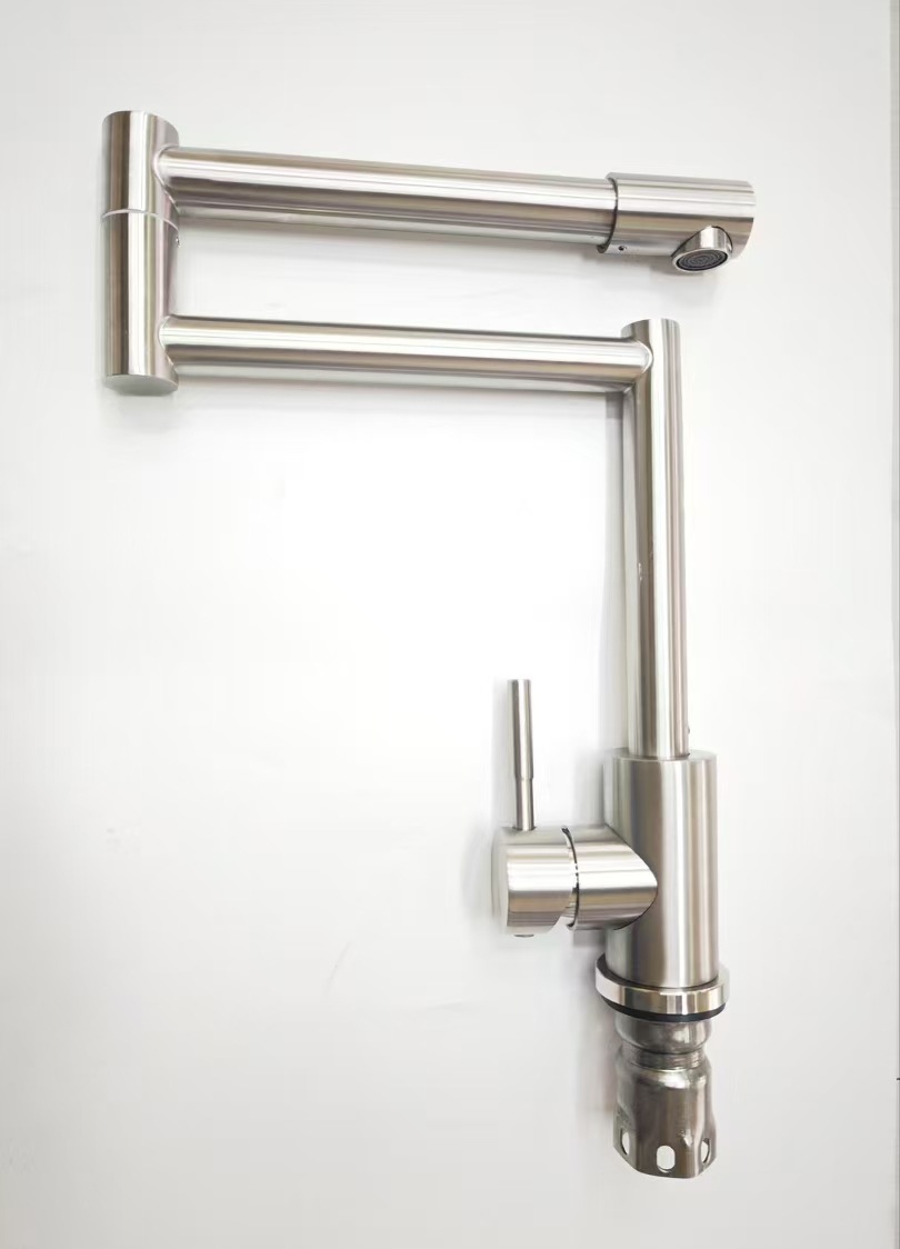 Wholesale kitchen faucets, cold and hot 304 stainless steel faucets, sink sinks, rotating and folding faucets from the manufacturer details Picture