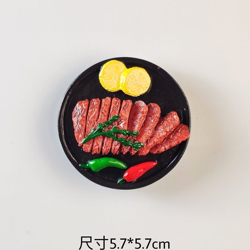 食物冰箱贴立体仿真广东早茶美磁性东坡肉螺蛳粉北京烤鸭磁吸厂家|undefined