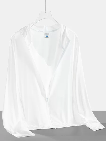 Upf50+ Sun Protection Clothing Women's Jacket Summer New Style Ice Silk Thin Anti-Uv Breathable Sun Protection Clothing Couple Style Cardigan