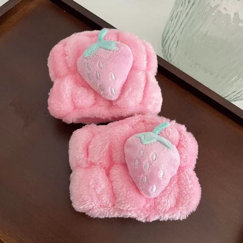 洗漱不滴水~卡通腮红鸭洗脸手腕防湿防水手环护腕洗脸神器束发带