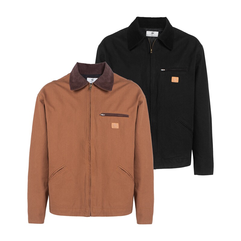 [CSMY] Carhartt American Retro Distressed Detroit Work Jacket J97, Men's Autumn/Winter Collared Outerwear, Trendy Style